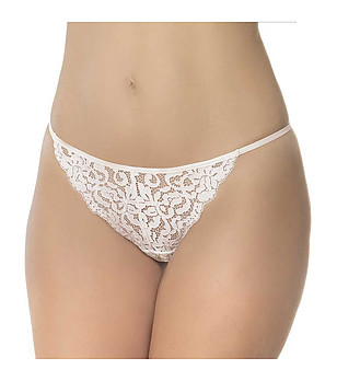 Бежови дантелени прашки Ella снимка