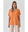 Оранжева дамска блуза ESTETINA-0 снимка