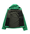 Зелено мъжко softshell яке HOOR с DWR-1 снимка