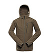 Мъжко softshell яке  в цвят каки HOOR с DWR-0 снимка