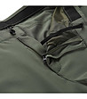 Мъжки softshell панталон с подвижни крачоли в цвят маслина Nesc-4 снимка