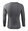 Сива мъжка памучна блуза Fit-T-2 снимка