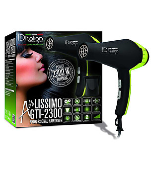 Зелен професионален сешоар GTI AIRLISSIMO 2300W снимка