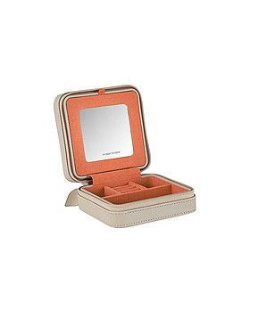 Мини кутия за бижута в бежово Boho снимка