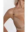Сутиен в кафяв нюанс с естествена коприна Optimistic-2 снимка