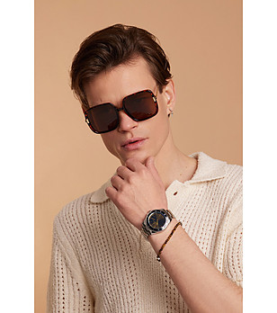 Слънчеви unisex очила в цвят хавана ARMADA  снимка