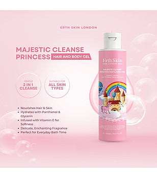Гел за коса и тяло Majestic Cleanse Princess  300 мл снимка