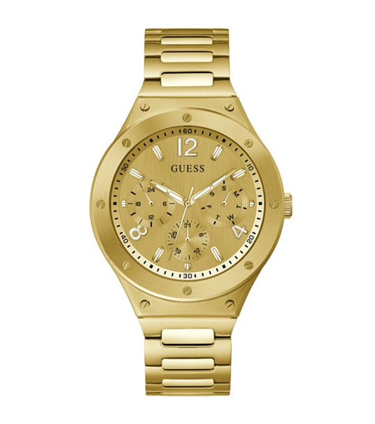 Мъжки златист часовник Guess снимка