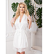 Дамски халат в екрю с дантела Gown -0 снимка