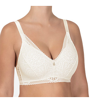 Сутиен без банели в слонова кост Emma снимка