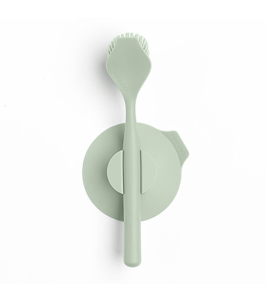 Четка за съдове Brabantia SinkSide Jade Green, вакуумна закачалка снимка
