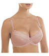 Дантелен сутиен с повдигащ ефект в цвят праскова Viktoria-0 снимка