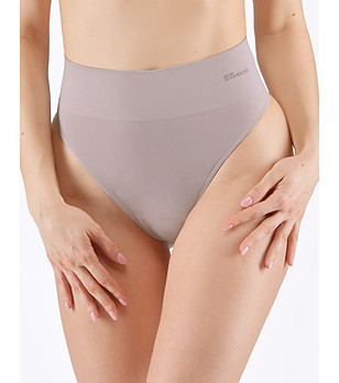 Thong classic  with wider sides šedohnědá снимка