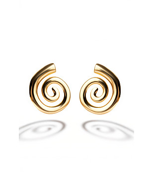 Дамски позлатени обеци Camryn снимка