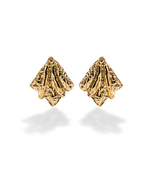 Дамски обеци със златно покритие снимка