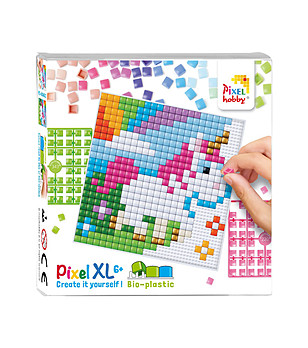 Мозайка с пиксели XL, Pixelhobby, 23x23 пиксела - Бебе еднорог снимка