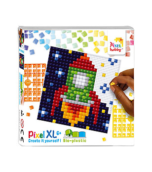 Мозайка с пиксели XL, Pixelhobby, 23x23 пиксела - Ракета снимка