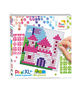 Мозайка с пиксели XL, Pixelhobby, 23x23 пиксела - Замък снимка