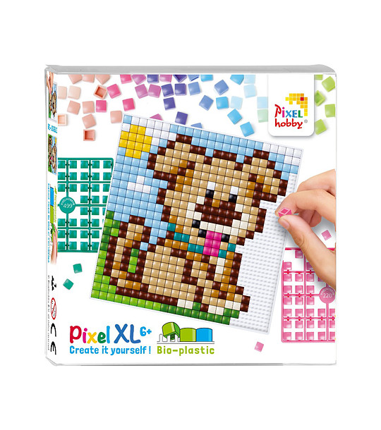 Мозайка с пиксели XL, Pixelhobby, 23x23 пиксела - Куче снимка
