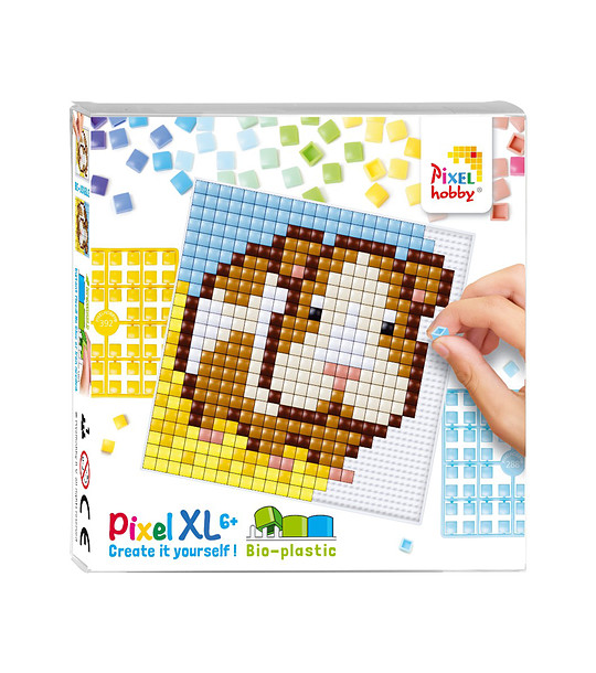 Мозайка с пиксели XL, Pixelhobby, 23x23 пиксела - Морско свинче снимка