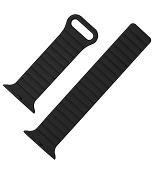 Каишка за  Apple Watch в черно и бордо  38/40/41 mm  снимка