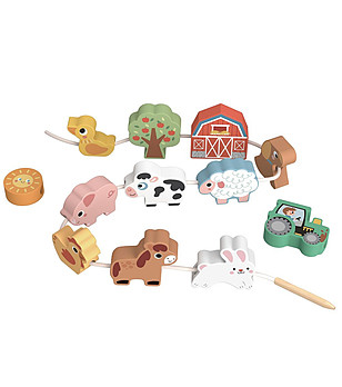 Играчка за нанизване Ферма снимка
