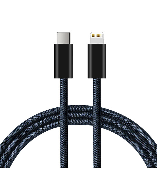 USB-C кабел за зареждане в тъмносиньо снимка