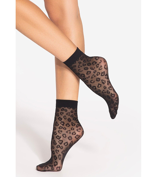 Чорапи с леопардов десен SPRING VIBES снимка