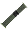 Зелена текстилна каишка за Apple Watch 42/44/45/49 mm-0 снимка