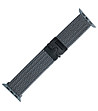 Тъмносива текстилна каишка за Apple Watch 42/44/45/49 mm-0 снимка