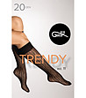 Чери 3/4 фигурални чорапи 20 DEN Trendy Line 15-2 снимка