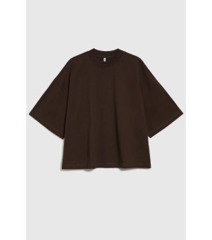 Дамска памучна кафява тениска снимка