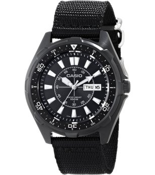 Мъжки черен кварцов часовник снимка