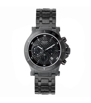 Мъжки черен аналогов часовник снимка