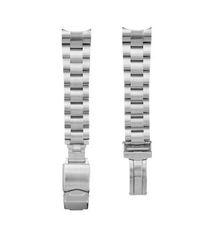 Сребриста верижка за часовник подходяща за гмуркачески костюми. снимка