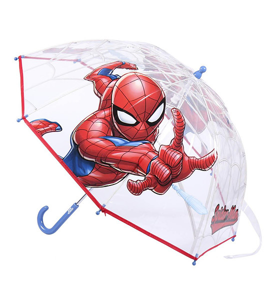 Детски прозрачен чадър Spiderman снимка