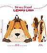 Детска плюшена раница с две лица Lenny lion-4 снимка