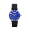 Унисекс часовник със син циферблат-0 снимка