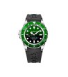 Автоматичен часовник в черно и зелено Tabarca-0 снимка