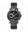 Мъжки часовник хронограф в черно-0 снимка