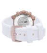 Кварцов часовник хронограф в розовозлатисто и бяло-1 снимка