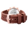 Мъжки кварцов часовник в розовозлатисто и кафяво-1 снимка