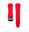 Червена силиконова каишка за часовник-0 снимка