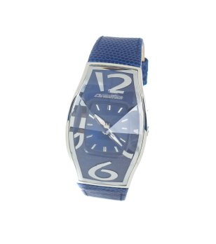 Мъжки син часовник с извит дисплей снимка