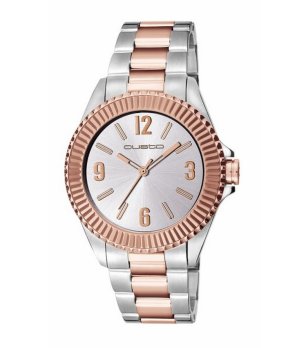 Аналогов дамски часовник в сребристо и розовозлатисто снимка