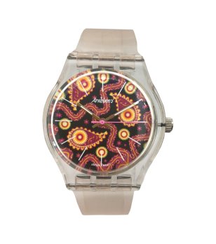 Унисекс кварцов часовник с пейсли принт при циферблата снимка