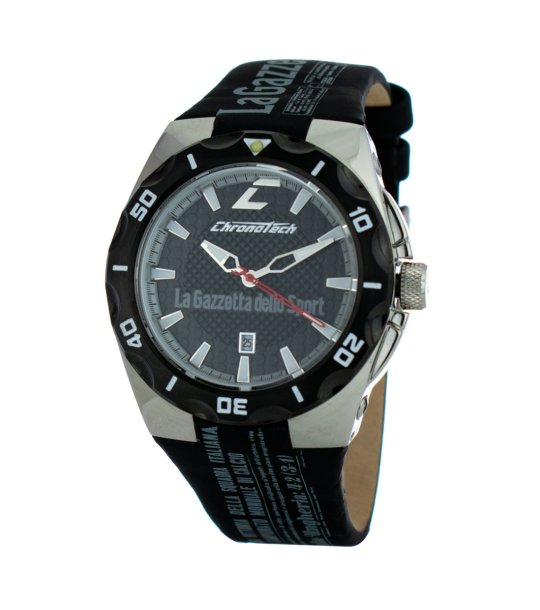 Мъжки кварцов часовник в черно снимка