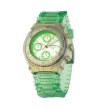 Unisex кварцов часовник с каишка в зелено-0 снимка