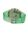 Unisex кварцов часовник с каишка в зелено-1 снимка