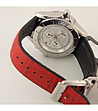 Мъжки часовник в черно и червено с две лица-2 снимка